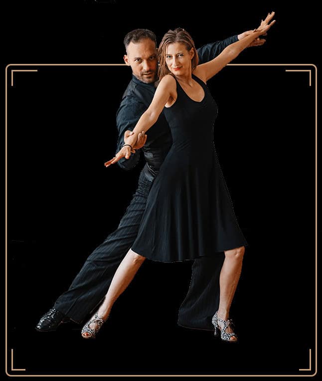 Sinnlich tanzendes Paar -